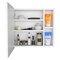 Tuhome Oman Medicine Cabinet, Three Internal Shelves, Single Door, Two External Shelves, White GLB6746 - alternate 8